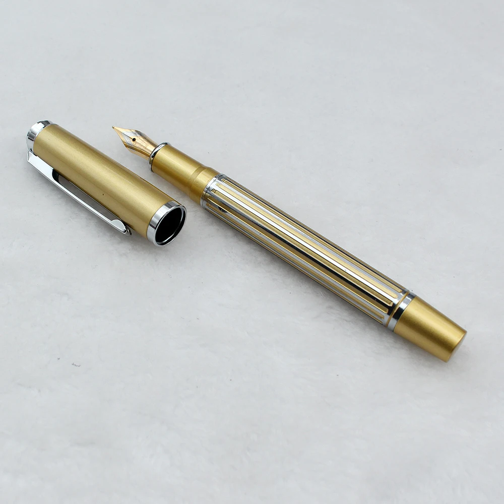 Design High Quality Custom Logo Luxury Fountain pen Iridium Point Germany Metal Fountain Pens Kit