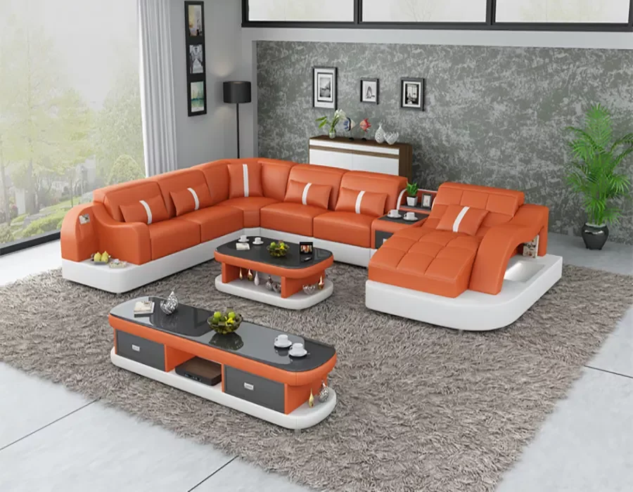 Luxury modern outdoor furniture lounge sofa set luxury with italian sofa set living room furniture armchair leather