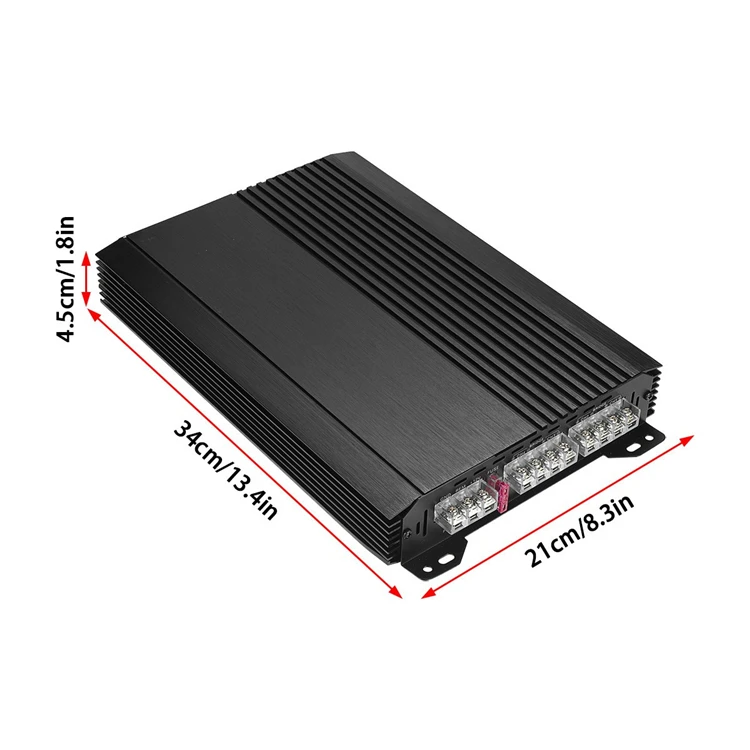 Car sound amplifier 12V  class AB car amplifier 4 channel