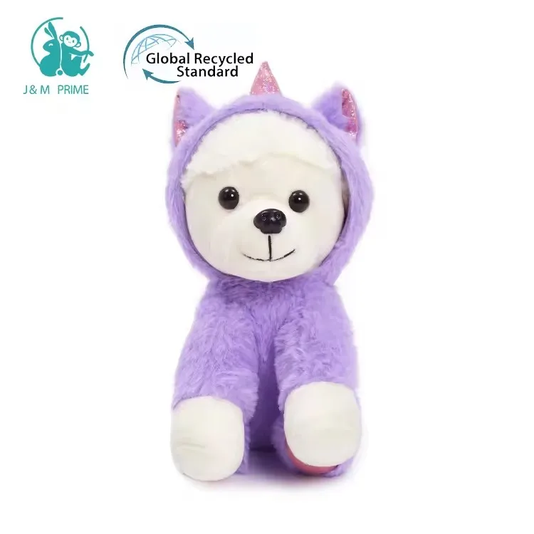 New arrival cute animal soft and safe stuffed plush dolls poodle dogs plush toys stuffed