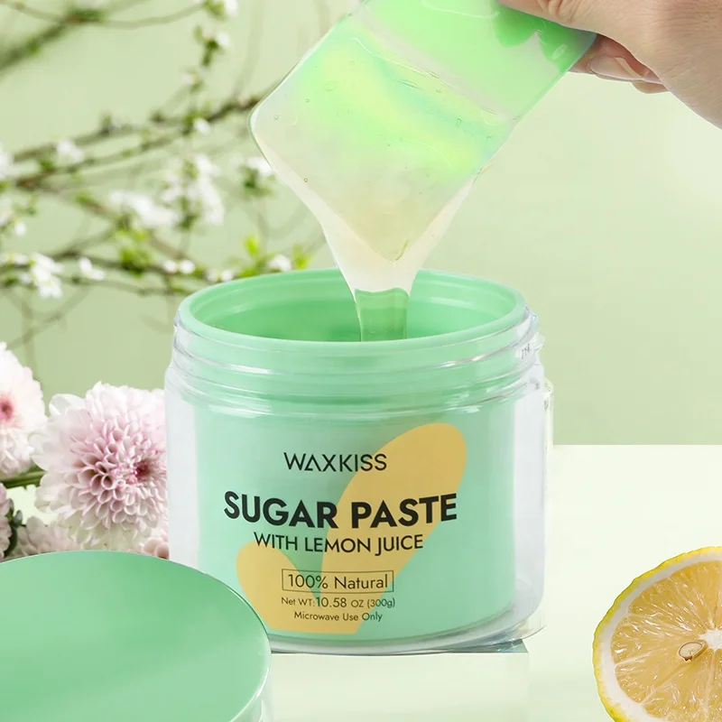 Waxkiss Soft Medium Hard Consistency Water soluble Sugar Wax Hair Removal Sugaring Paste For Sensitive Skin