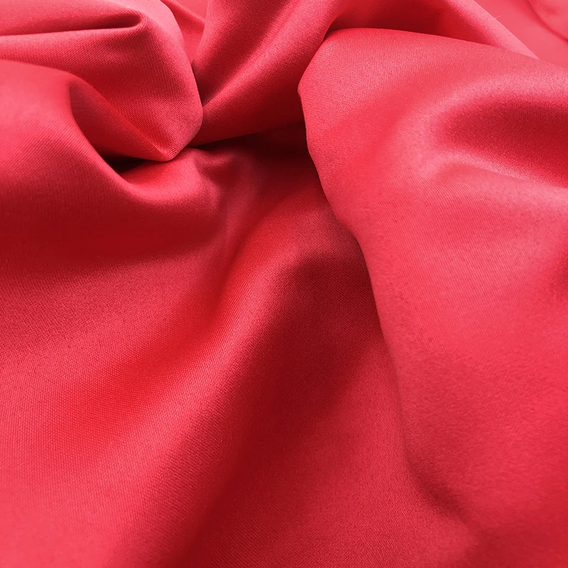 Дешевая 100% полиэфирная ткань 160gsm матовая пряжа атласная для свадебного платья