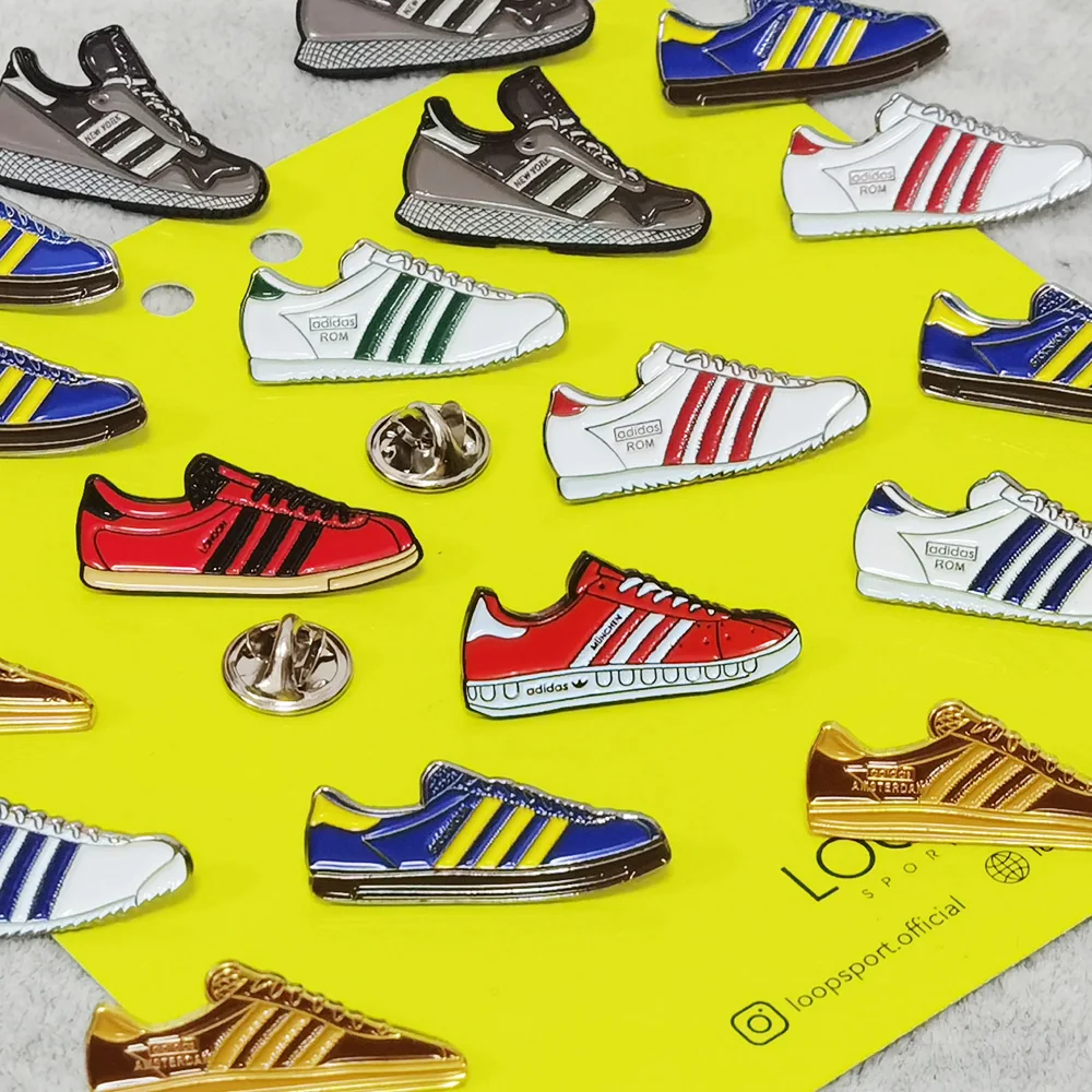 Enamel Pins Badge Manufacturer Custom Hard Soft Enamel Pin Fashional Metal Sneaker Enamel Pins