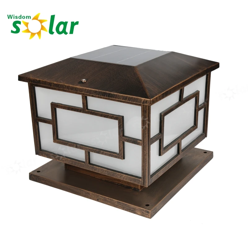 Настил освещения CE Солнечный столб освещение для улицы