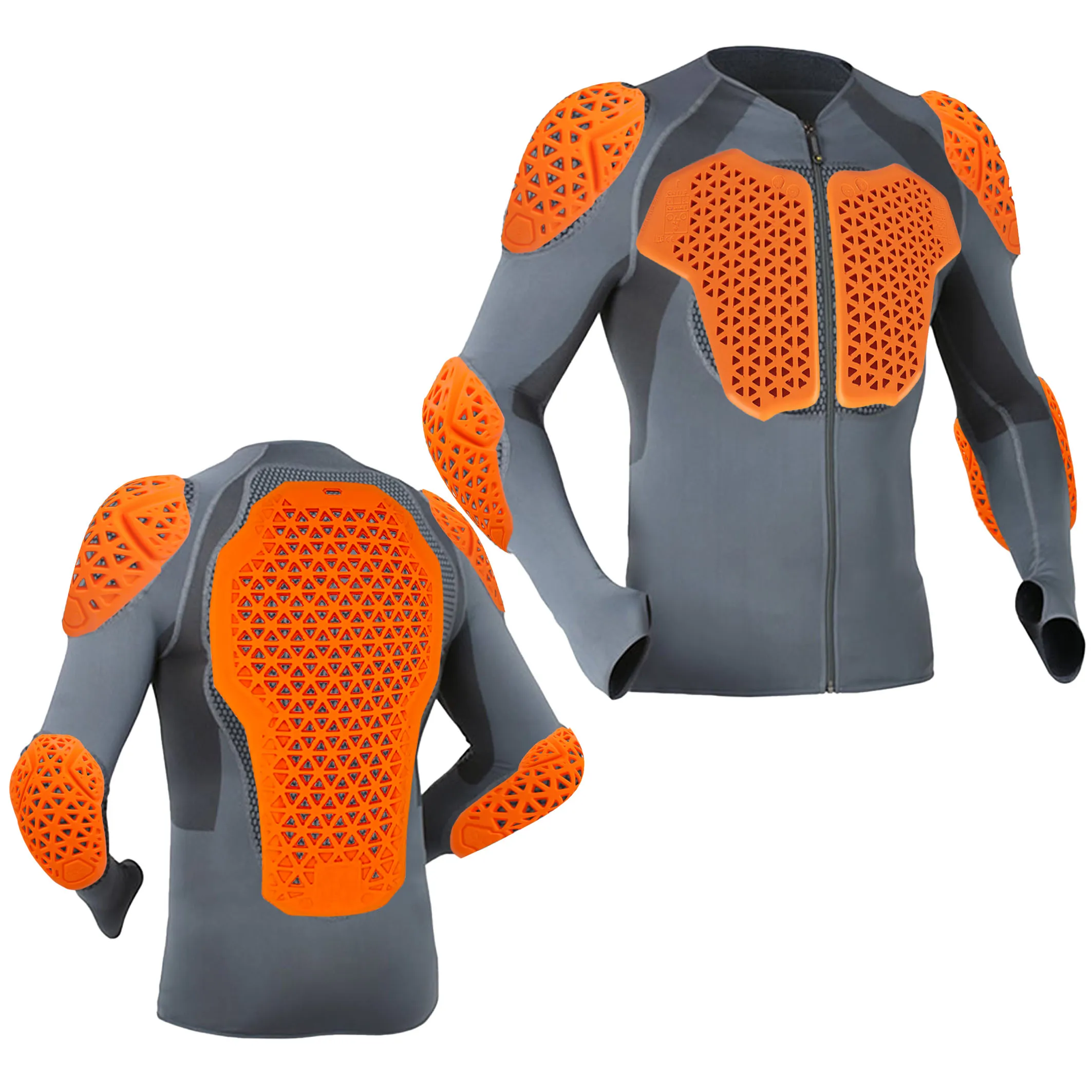 Breathable All Seasons Mesh Motorcycle Riding Shirt for Men with CE Certified Protective Padded Shields