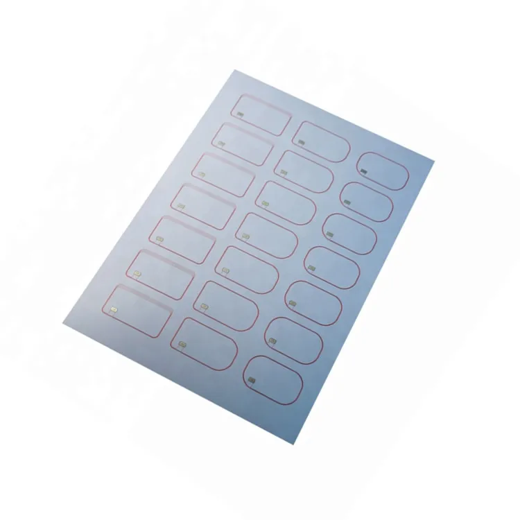 
Factory Price 0.5mm RFID inlay PreLam sheet with TK4100 chip read only 