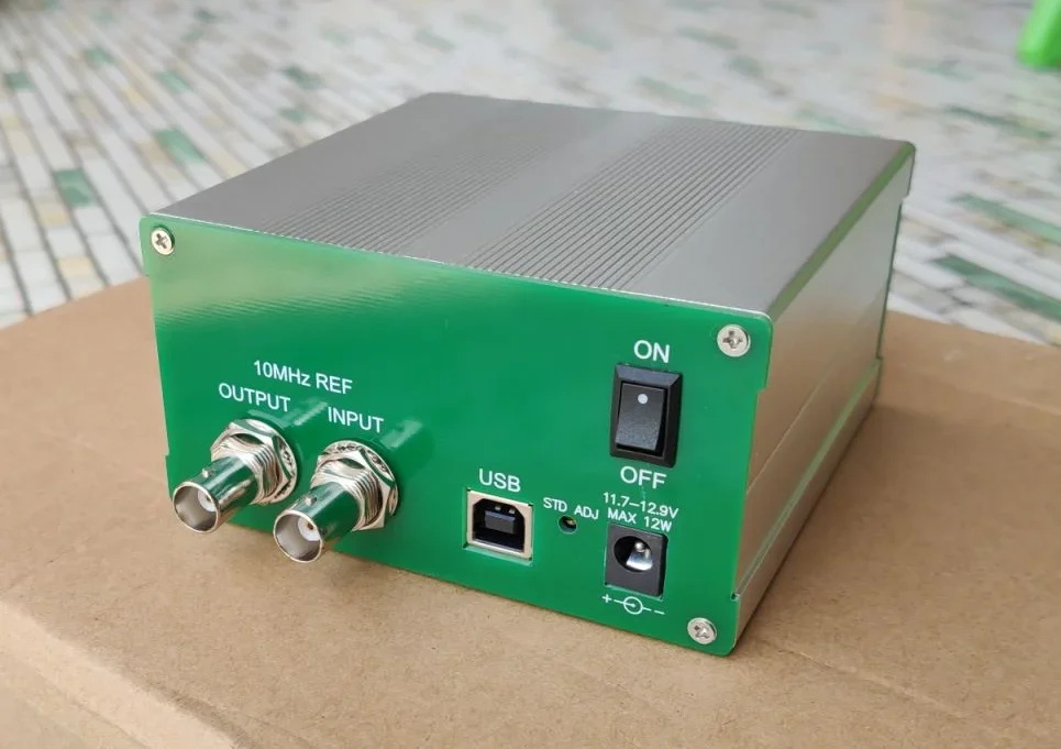 by BGTBL FA-2 Plus 1Hz-6GHz/12.4GHz/26.5GHz Frequency Counter Frequency Meter 11Bit/Sec 10MHz OCXO  + Power Adapter