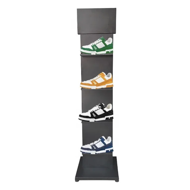 Custom Double Sided Store Sneakers Sport Running Basketball Kids Chunky Shoes Slippers Metal Display Rack Stand Holder