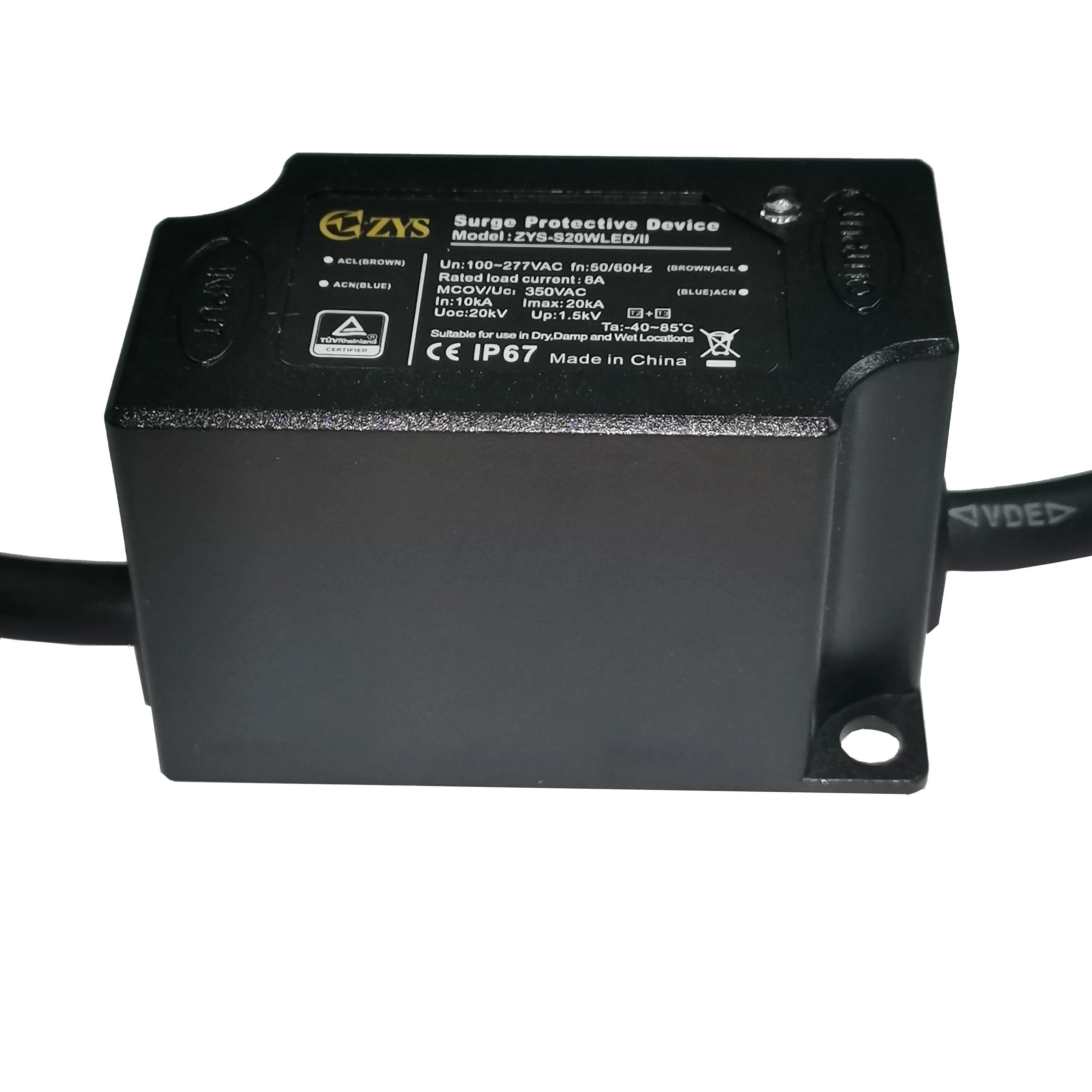 Class II 20kV 20kA Surge Protector SPD Series Connection 5 Years Warranty Protect Process Control Systems