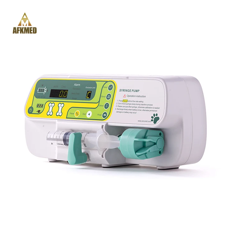 Veterinary Medical Electric Syringe Pump Single Channel Infusion Syringe Pump  Price veterinary infusion pump