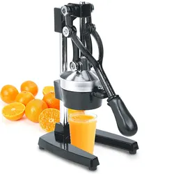 Amazon Hot Sale Metal Lemon Squeezer Stainless Steel Premium Manual Orange Juicer Cast Iron citrus Squeezer Press