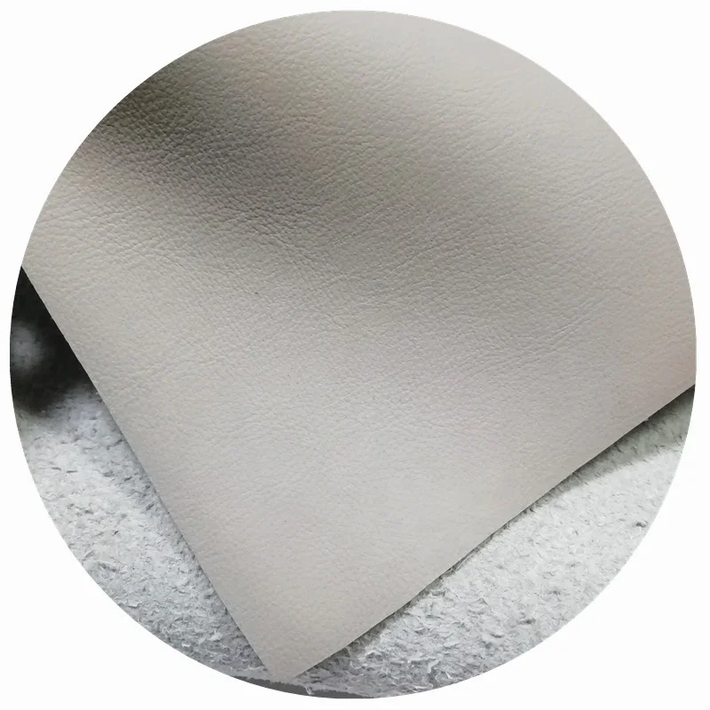 Eco Friendly GRS Recycled Synthetic imitation Solvent Free microfiber PU Leather fabrics for car seat sofas furniture