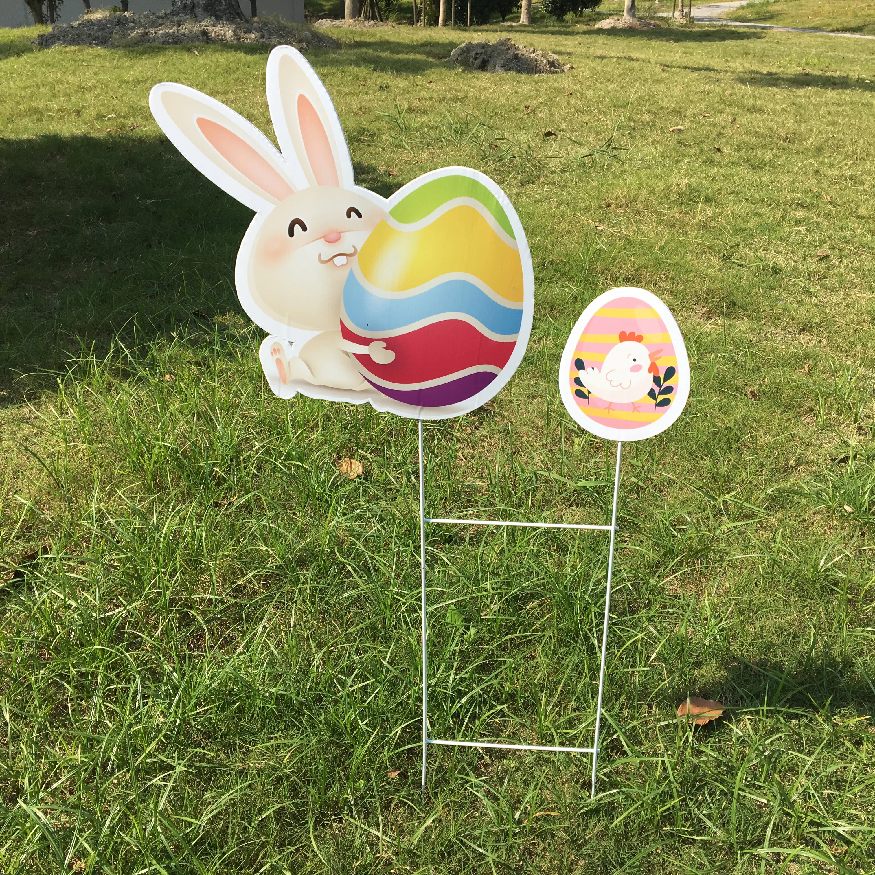 Custom Printed Wholesale Yard Signs Board Billboard Advertising Board corrugated board for halloween