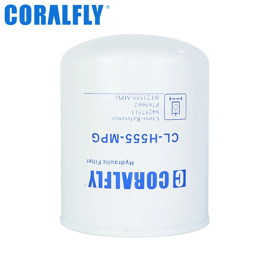 Фильтр гидравлический BT23555-MPG дизельного двигателя для экскаватора Coralfly P765662 SH63736 W14005 57794 84257511