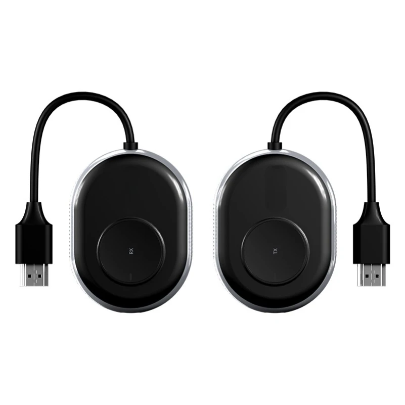 Long Range Hd Wireless Extender Transmitter and Receiver Adapter 4k Video Display Dongle for Tv Laptop Projector