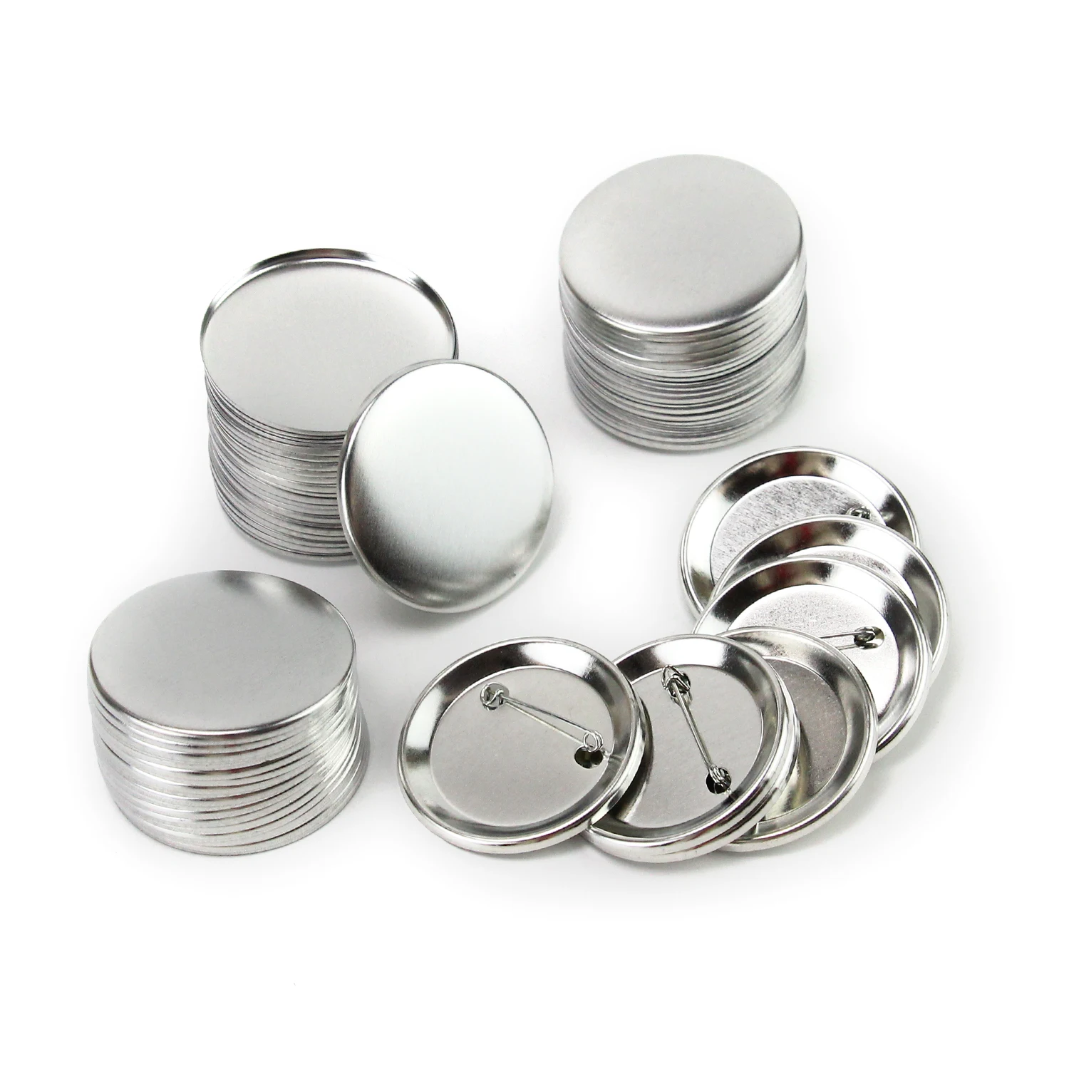 Good quality factory directly pretty design custom plastic matte pin button badge