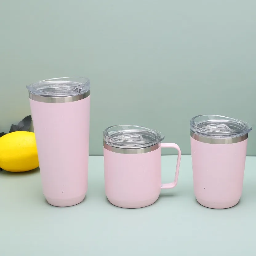 wholesale personalize color and logo china thermos vacuum stainless steel tumbler cup with lid