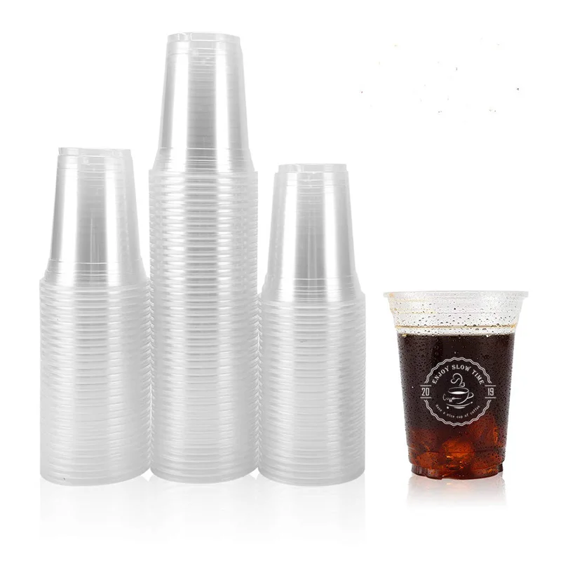 Lokyo Take away прозрачная кофейная чашка для домашних животных оптом 500 мл 700 смузи boba bubble молочный чай одноразовая пластиковая с крышками