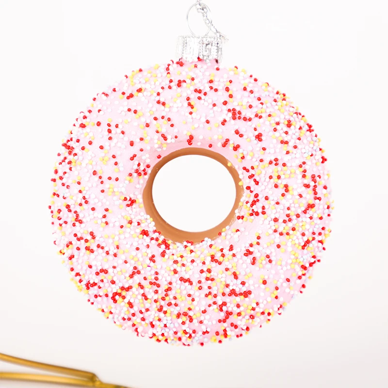 Wholesale High Quality Clear Star Christmas Tree Ornaments Glass Balls Donut Irregular Shape 40cm 5cm Sizes Home Decoration