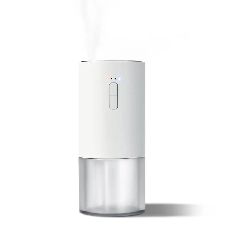 Rechargeable ultrasonic cold fog dual nozzle adjustment car bedroom air humidity high battery nebulizer fragrance oil diffuser