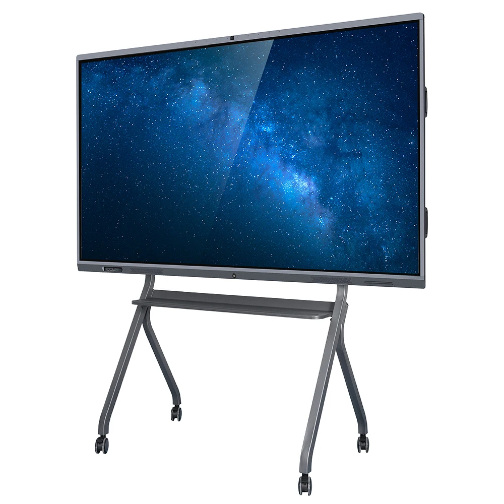 75 inch led multi touch screen interactive boards flat panel display monitor for education