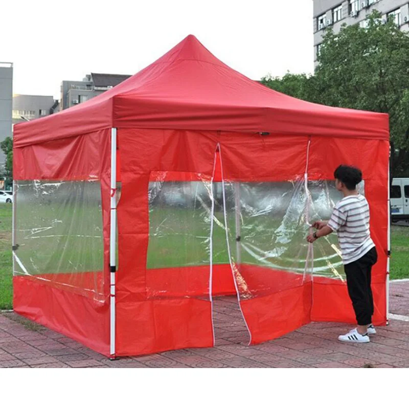 10x10ft Waterproof Pop-Up Canopy Tent Easy Set-Up for Party Exhibition Picnic Camping Tents for Trade Shows