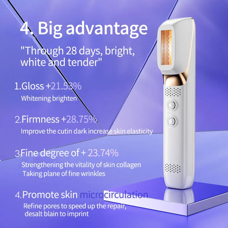 Skin Tightening Home Use Anti Wrinkle Red Light Therapy Anti Ageing Acne Spot-fading Face Lifting Machine Beauty Device