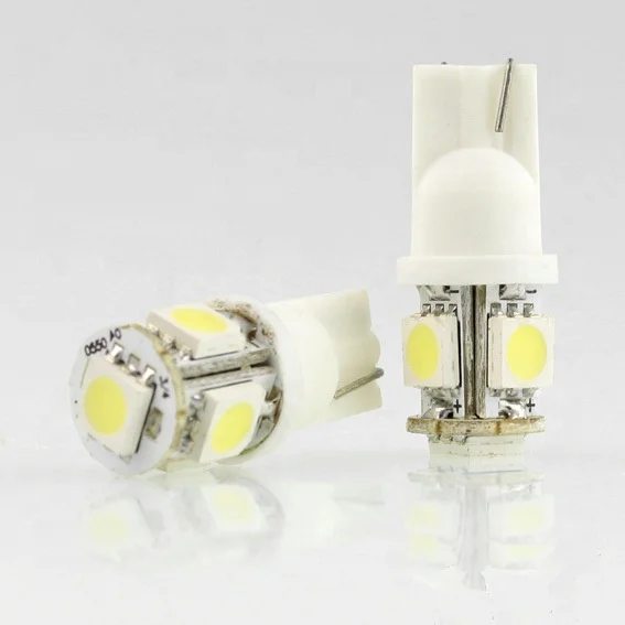 Автомобильный светодиодный T10 5050 5smd t10 parklight номерной знак