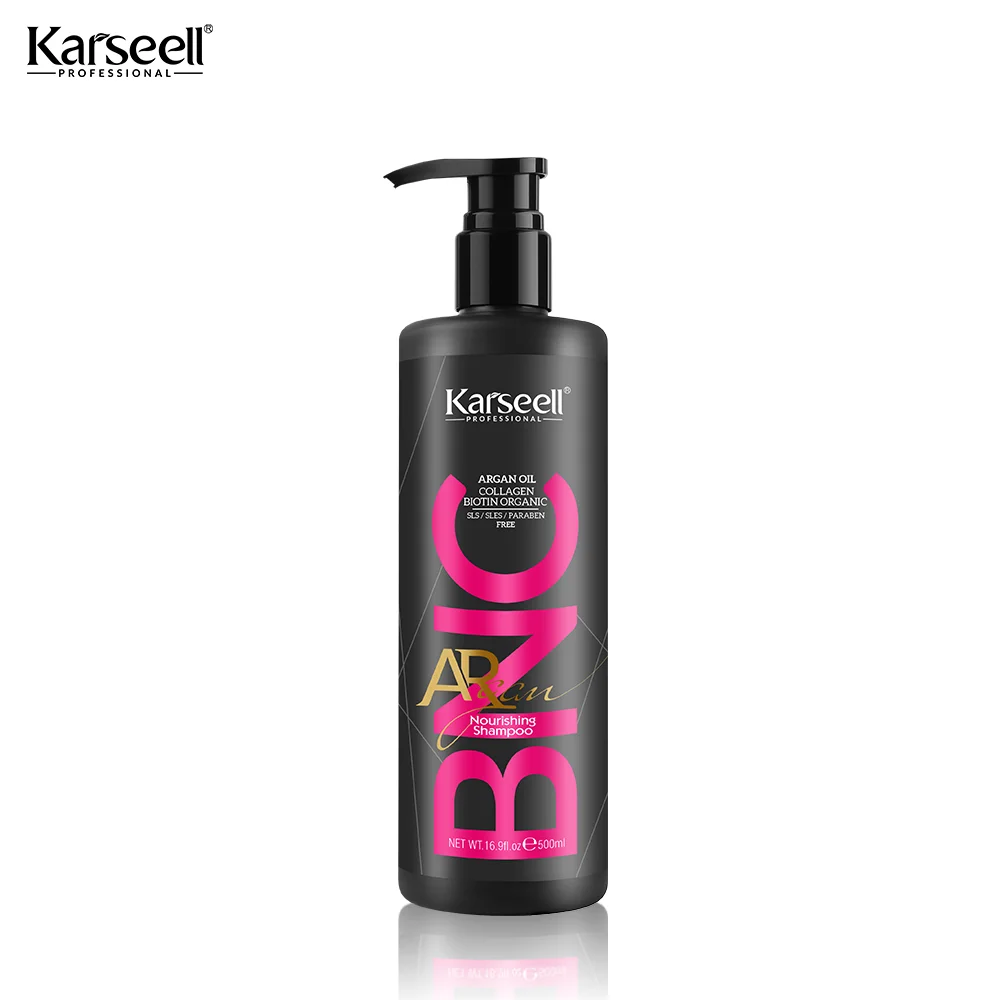 Magic Repair Shampoo for Daily Care Karseell BNC Argan Oil Deep Refreshing Smooth Fluffy Hair 500ML