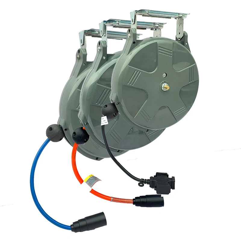 Pneumatic Reeler Garden Hose Reel Plastic Water Hose Reel