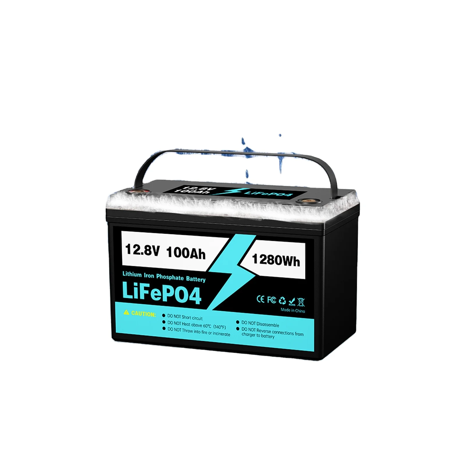 Аккумулятор LiFePO4 24V 25 6 V 50AH 1280Wh Аккумуляторный модуль для системы хранения энергии