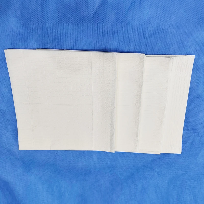 Blue/ White Sterile /Non-sterile 3ply /4ply Scrim Reinforced Paper Disposable Surgical Paper Hand Towels for Medical
