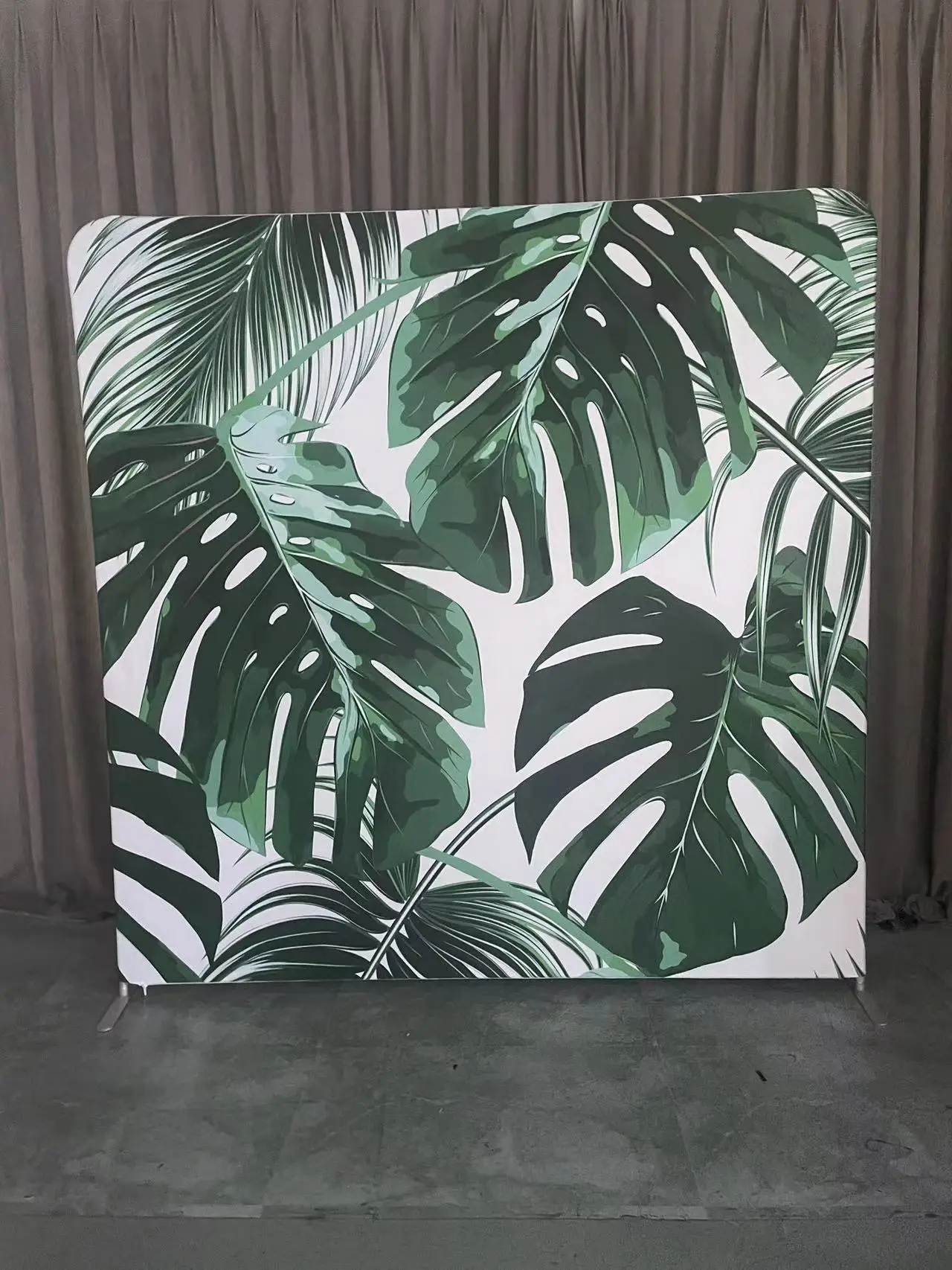 8x8ft Customized sea wave Advertising Backdrop Stand Photography Background for Photo Booth