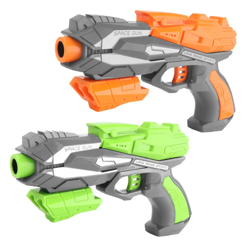 KIDS present educational toys  Manual Soft Bullet Gun with 5PCS Refill Soft Foam EVA Darts for children Gun Toy  (HB67)