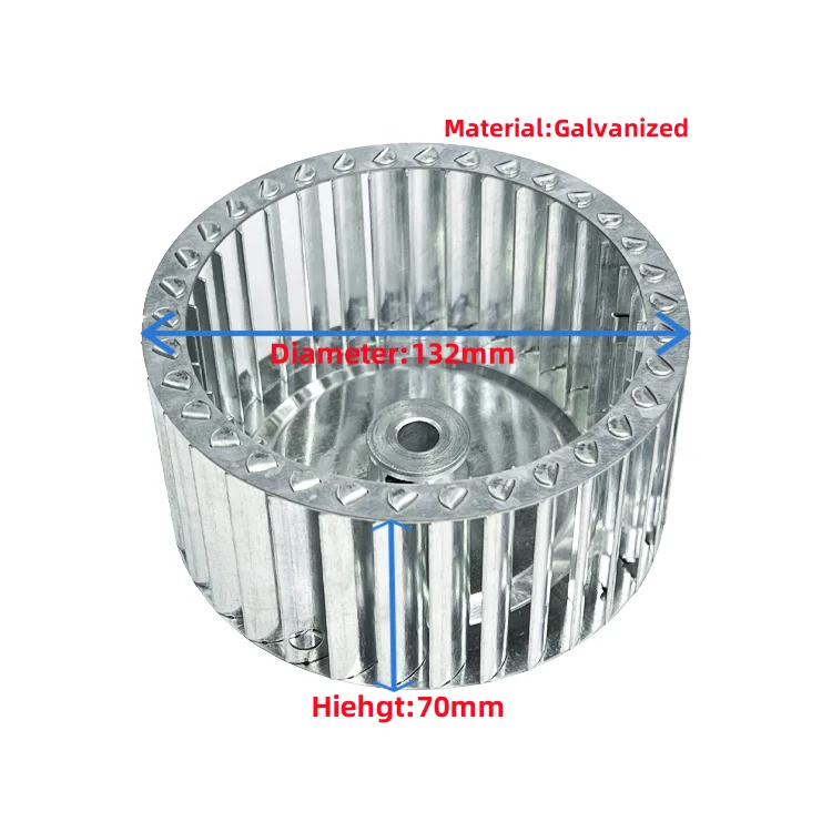 5 inch Blower wheel Forward curved blade straight blades centrifugal extruder fan impeller for cooling