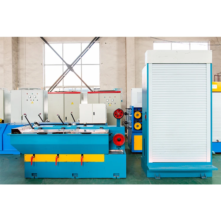 
Copper Wire Brass Wire Super Fine Steel Wire Drawing Machine with Online Annealer 