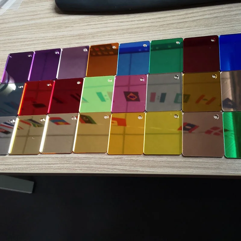  Wanzun 3mm Silver Mirror Perspex Sheet Color Plastic Cast
