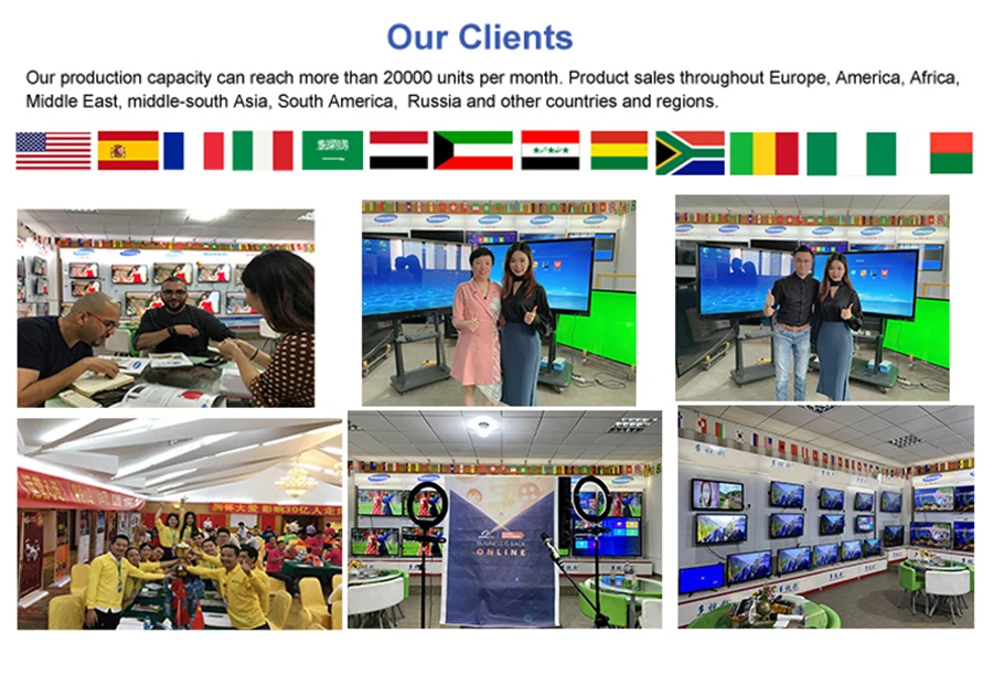 Small TV 12V LCD Display 12.114.11515.415.6171924inch FHD Flat Screen Black Frame Television 50 inches smart tv