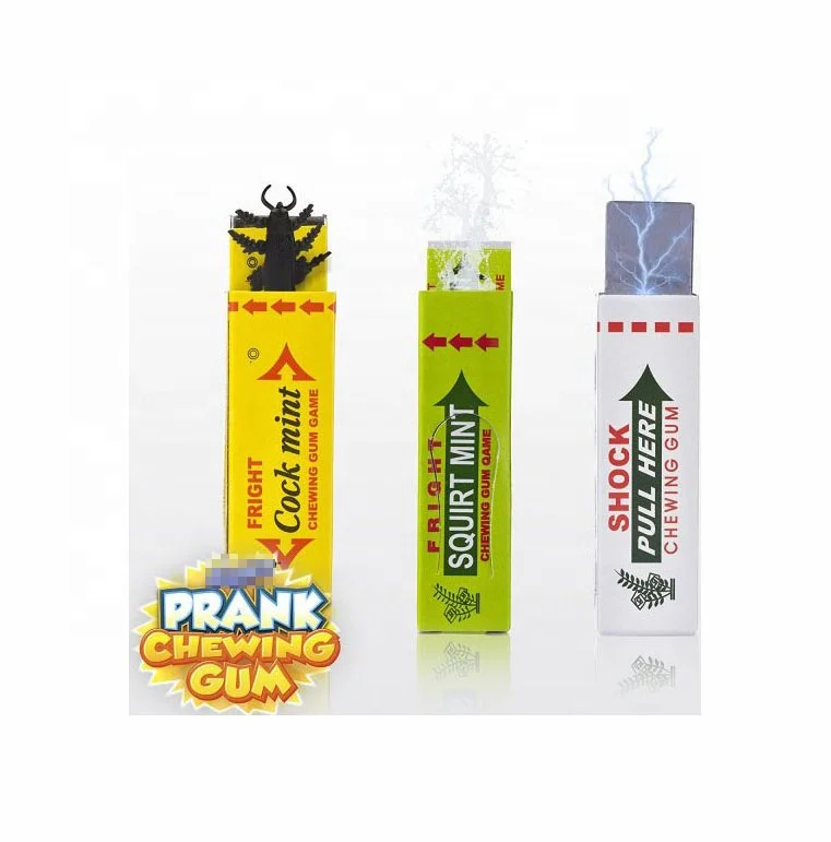 5190314-25 Safety Shock Joke Gadget Prank Funny Trick Gag Electric Shock Chewing Gum