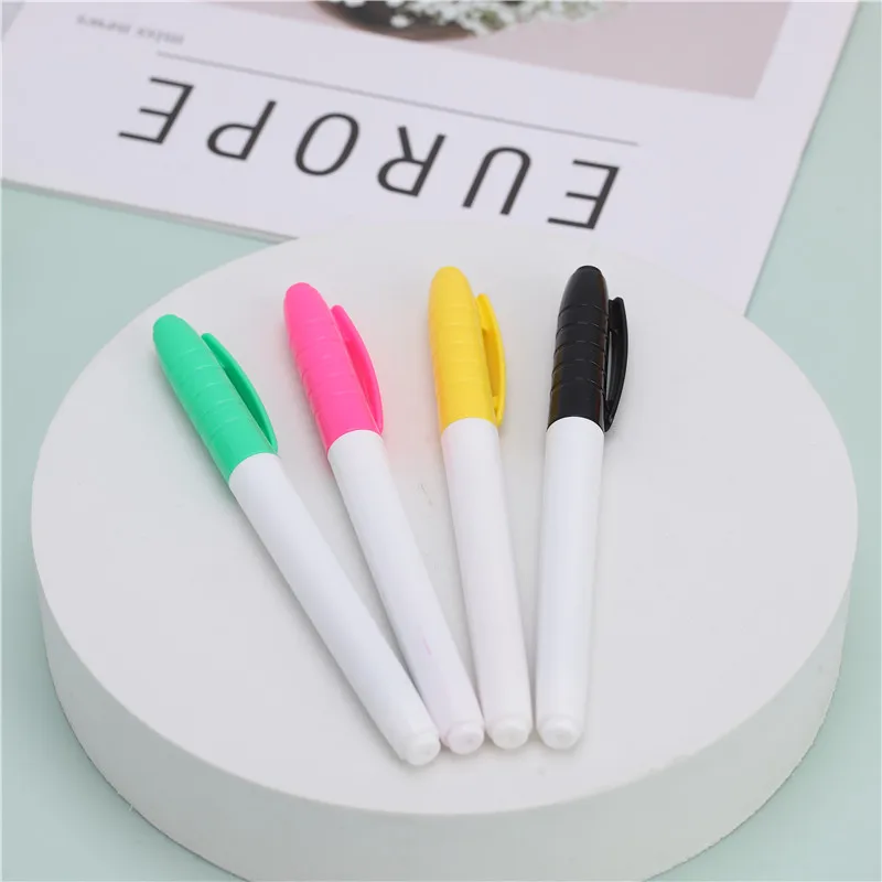 Multi-Color Fine Point Dry Erase Marker with Assorted Refill Ink Fiber-Bullet Tip for Whiteboard Use