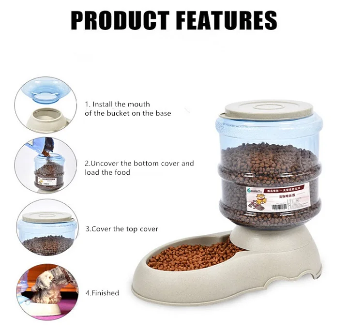 Wholesale Automatic Pet Dog Food Bowl, Clean Convenient Cat Dog Water Bowl