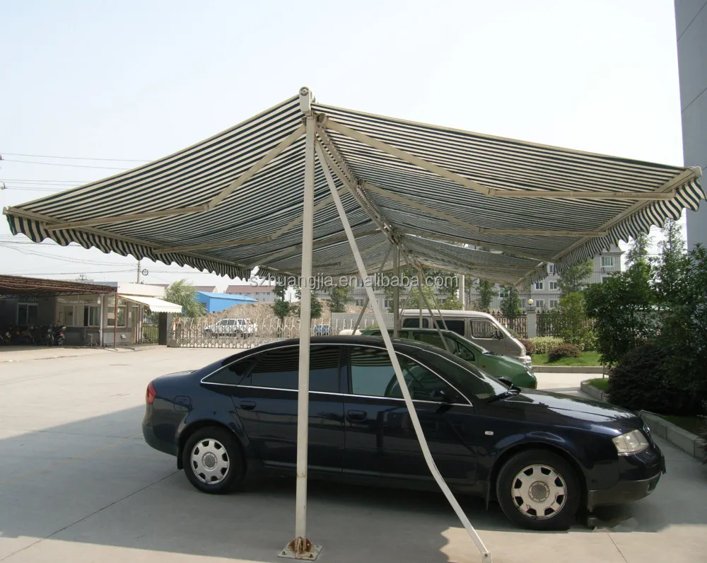 Roller Tube Retractable Mechanism Foldable Polycarbonate/Acrylic/Ousea Fabric Awning