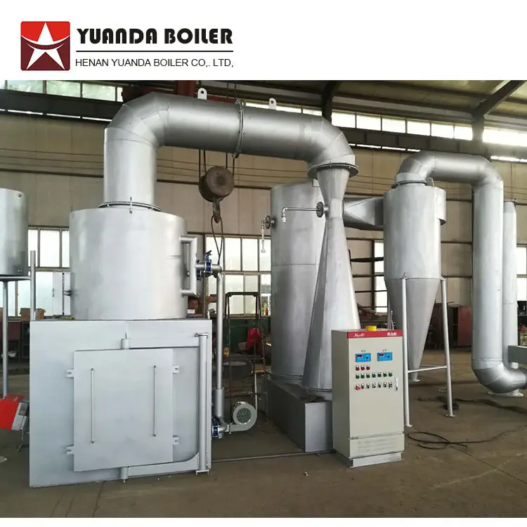 50 kg China best selling waste feather hair towel incinerator