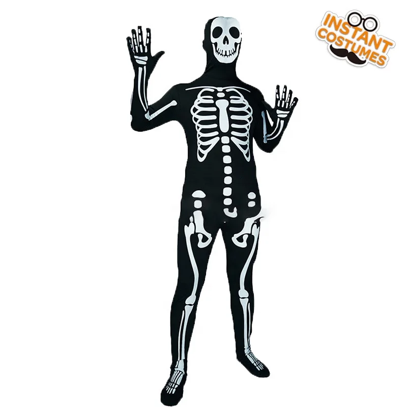 cosplay decorations Skeleton jumpsuit bone clothing custom wholesale bulk 2021 scary men adult halloween costume