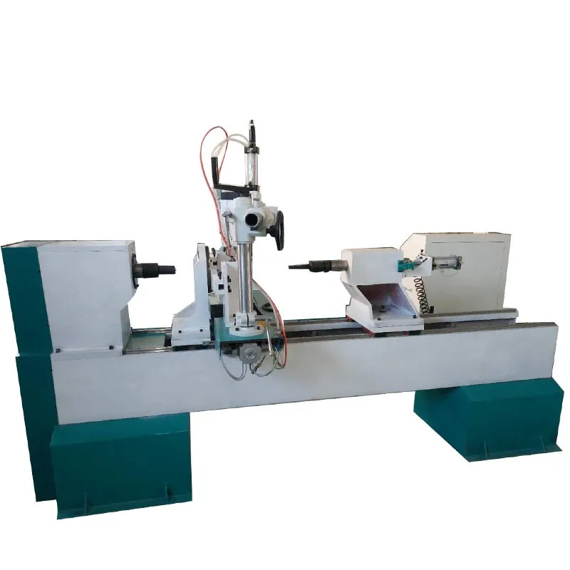 1530 Dsp controller wood cnc copying lathe machine for cylindrical material