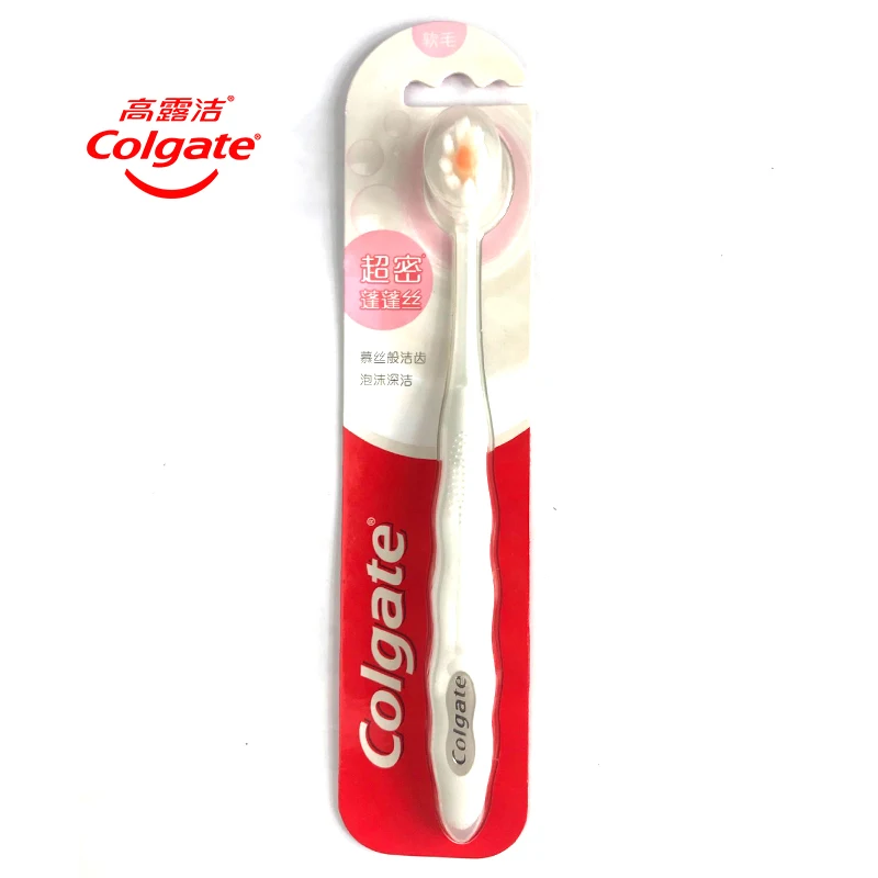 Ультратонкая, Ультрамягкая зубная щетка Colgate из нано-материала для взрослых и беременных женщин, для путешествий, зубная щетка для взрослых