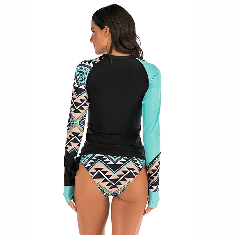 The latest design beach surf suit tankini swimsuit womens wholesale two piece bathing suits for women