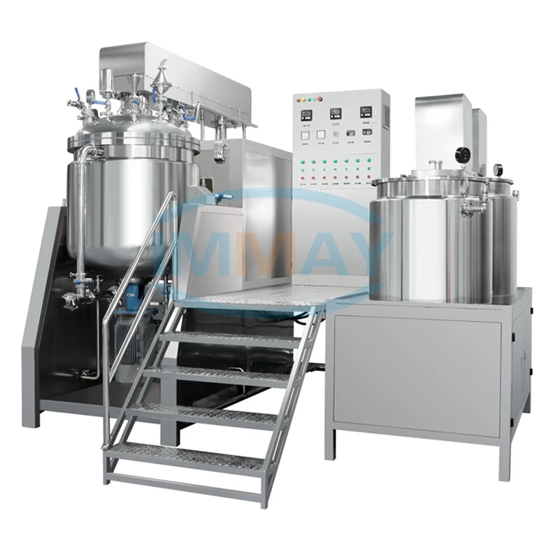 Hot sale stainless steel hydraulic lifting 50L 100L 150L vacuum mixing emulsifying homogenizer for cosmetic pharmaceutical