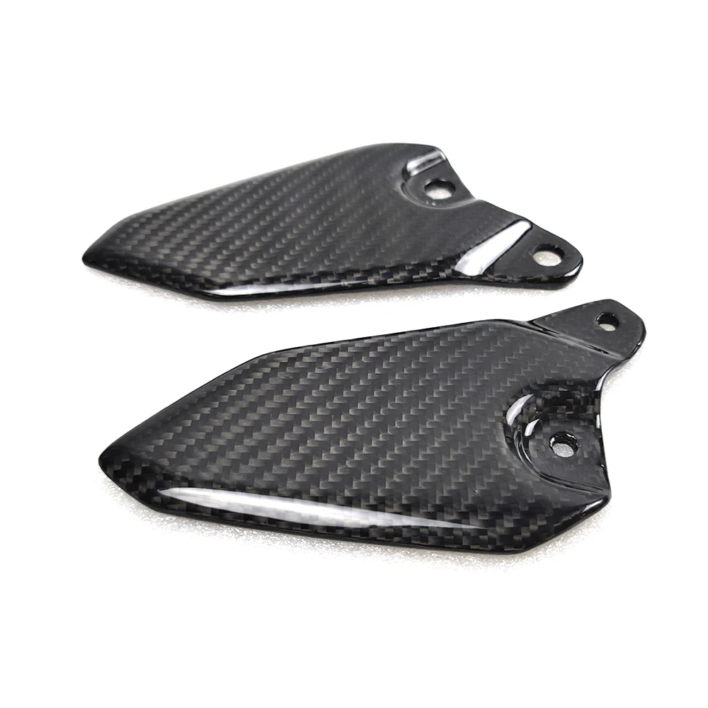 For Kawasaki Ninja Z900rs Z 900rs 3K Carbon Fiber Motorcycle Accessories FootPeg Footrest Rear Set Heel Plates 2018-2020