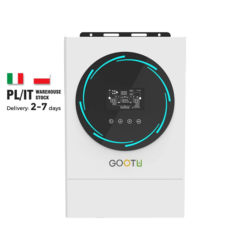 Гибридный инвертор goodu 6000 Вт 48 В встроенный контроллер BMS 120A MPPT для домашней системы хранения энергии